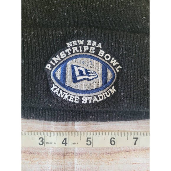 Vtg New Era Pinstripe Bowl Yankees Beanie Wake Forest - Picture 2 of 6